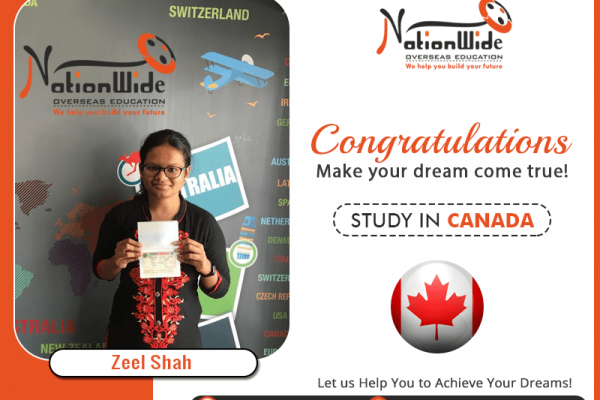 Congratulations & Bon Voyage for Overseas Education in Canada