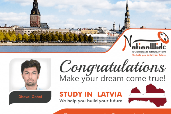 Congratulations & Bon Voyage for Overseas Education in Latvia