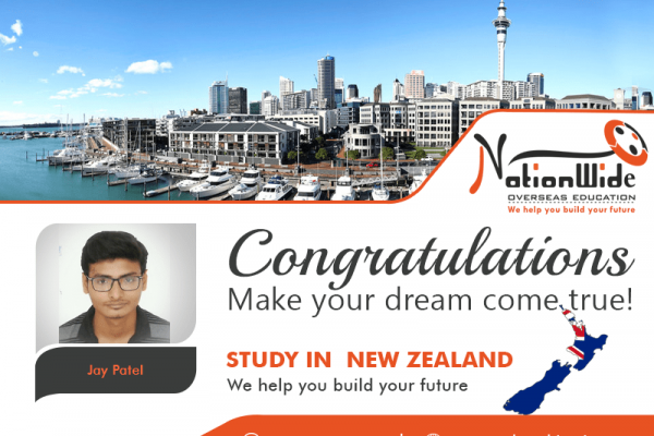 Congratulations & Bon Voyage for Overseas Education in New Zealand