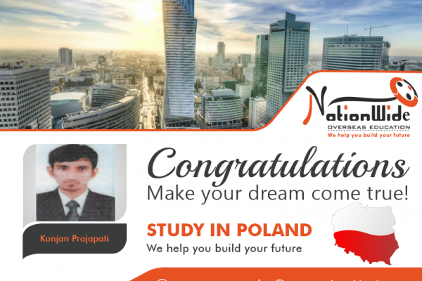 Congratulations for getting Student Visa for Overseas Study in Poland Required fields are marked *