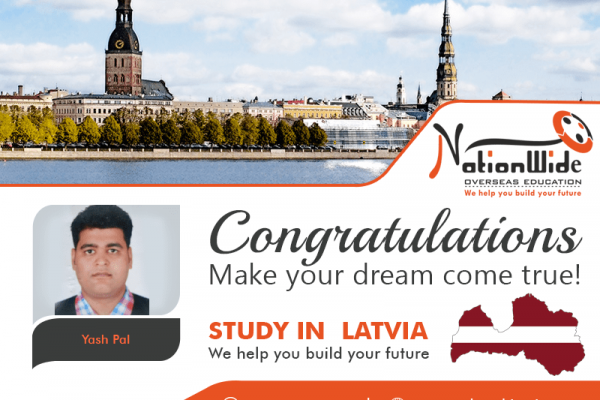 Congratulations & Bon Voyage for Overseas Education in Latvia