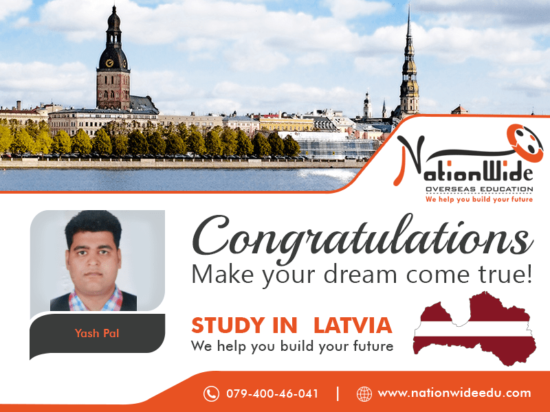 Congratulations & Bon Voyage for Overseas Education in Latvia