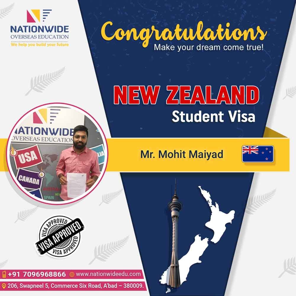 New Zealand student visa consultant in Ahmedabad