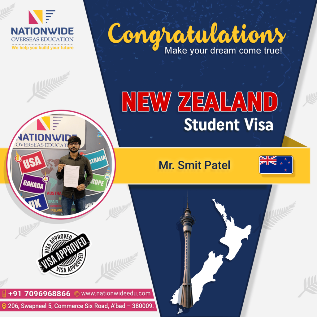 New Zealand student visa consultant in Ahmedabad