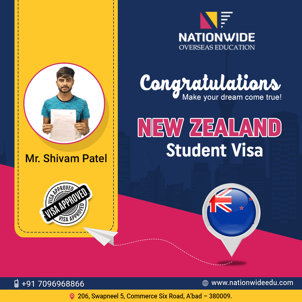 New Zealand Student Visa consultant in Ahmedabad